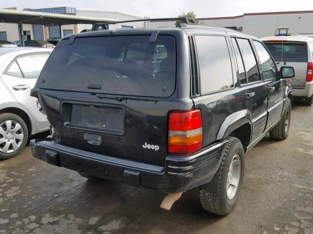 1J4FX48S6WC294931 - 1998 JEEP GRAND CHER BLACK photo 4