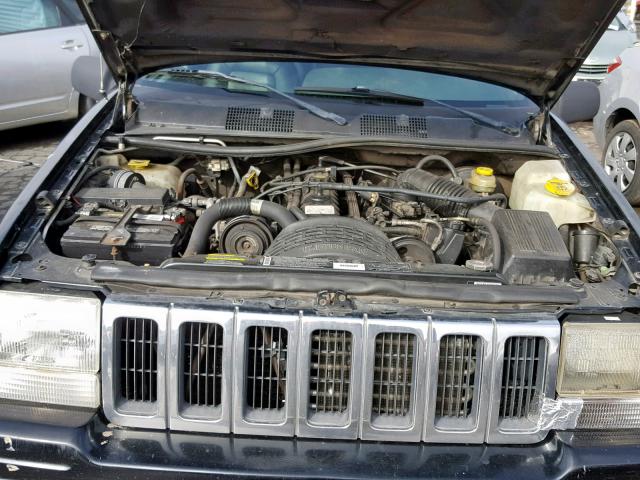 1J4FX48S6WC294931 - 1998 JEEP GRAND CHER BLACK photo 7