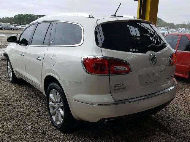 5GAKRCKD6EJ303318 - 2014 BUICK ENCLAVE WHITE photo 3