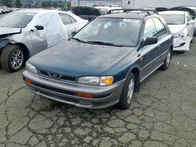 JF1GF4858TH813926 - 1996 SUBARU IMPREZA OU GREEN photo 2