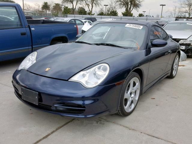 WP0AA29993S622393 - 2003 PORSCHE 911 CARRER BLUE photo 2