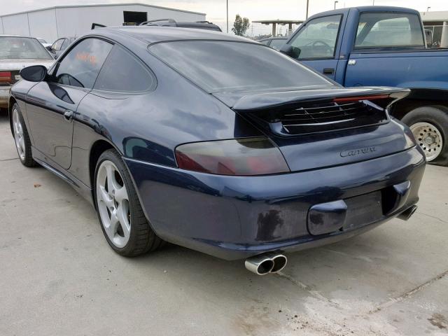 WP0AA29993S622393 - 2003 PORSCHE 911 CARRER BLUE photo 3