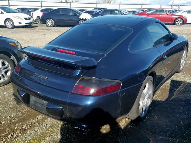 WP0AA29993S622393 - 2003 PORSCHE 911 CARRER BLUE photo 4