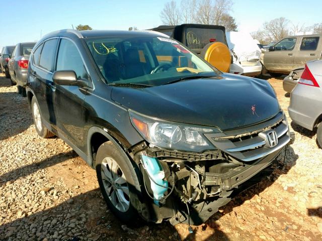 5J6RM3H79EL010749 - 2014 HONDA CR-V EXL BLACK photo 1