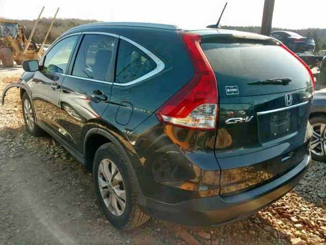 5J6RM3H79EL010749 - 2014 HONDA CR-V EXL BLACK photo 3