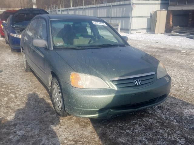 2HGES15573H560822 - 2003 HONDA CIVIC LX GREEN photo 1