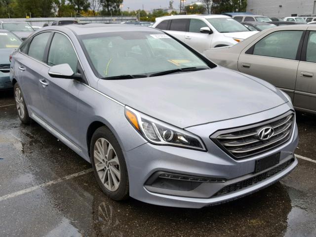 5NPE34AFXGH429960 - 2016 HYUNDAI SONATA SPO SILVER photo 1