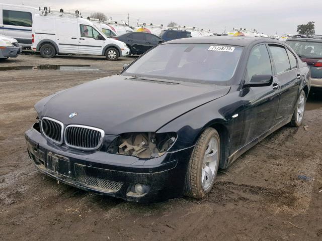 WBAHN83577DT65138 - 2007 BMW 750 BLACK photo 2