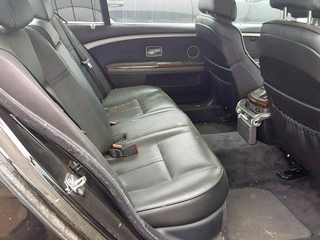 WBAHN83577DT65138 - 2007 BMW 750 BLACK photo 6