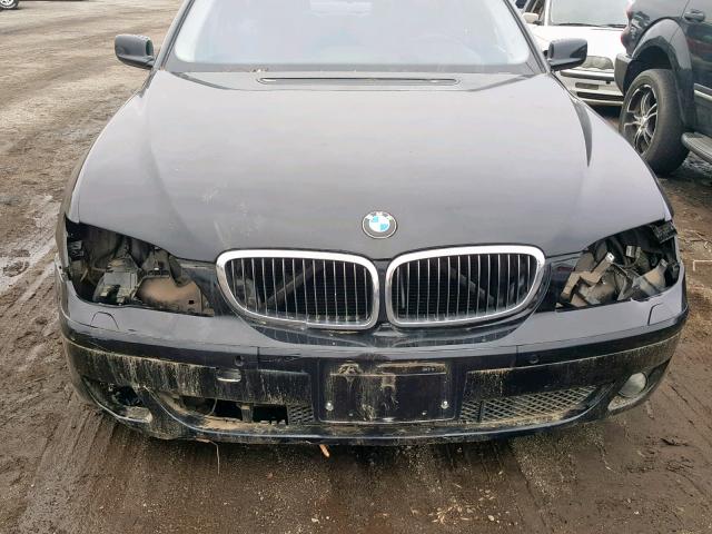 WBAHN83577DT65138 - 2007 BMW 750 BLACK photo 9