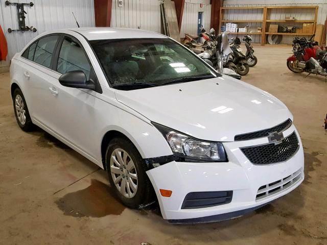 1G1PC5SH8B7227171 - 2011 CHEVROLET CRUZE LS WHITE photo 1