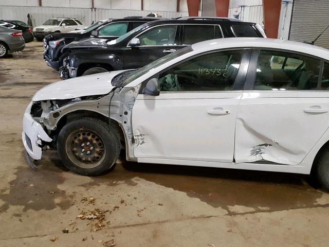 1G1PC5SH8B7227171 - 2011 CHEVROLET CRUZE LS WHITE photo 9