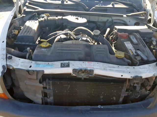 1B7HL2AX11S271074 - 2001 DODGE DAKOTA QUA WHITE photo 7