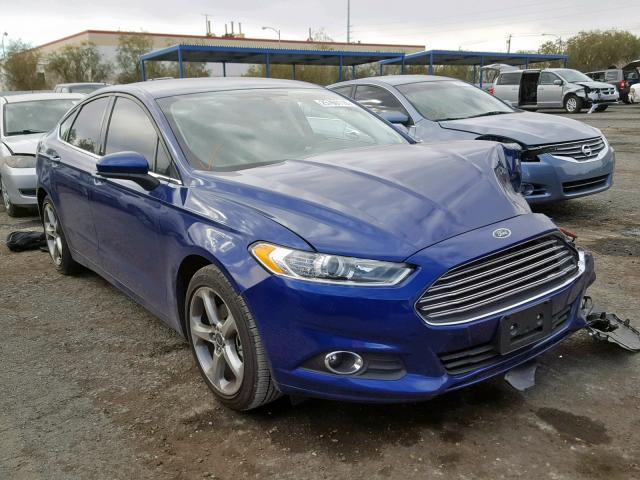 3FA6P0G79GR342460 - 2016 FORD FUSION S BLUE photo 1