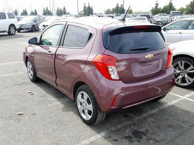 KL8CB6SA6KC731932 - 2019 CHEVROLET SPARK LS PINK photo 3