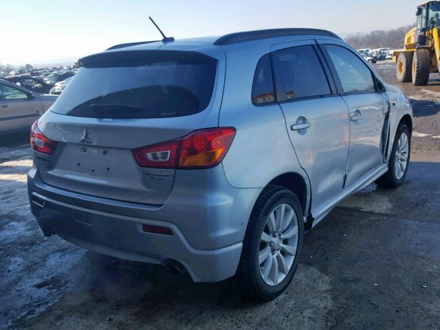 JA4AR4AU4BZ019548 - 2011 MITSUBISHI OUTLANDER SILVER photo 4