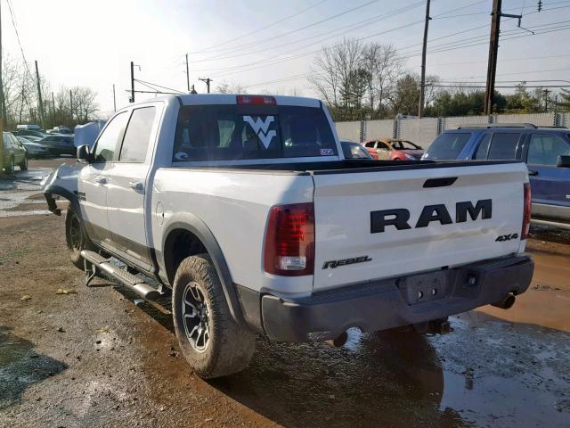 1C6RR7YT7GS381730 - 2016 RAM 1500 REBEL WHITE photo 3