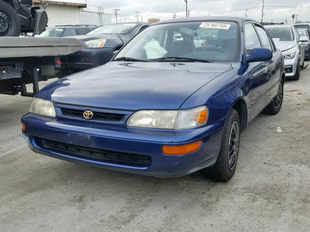 1NXBB02E1TZ408303 - 1996 TOYOTA COROLLA DX BLUE photo 2