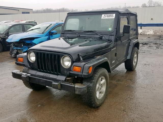 1J4FY29PXWP803178 - 1998 JEEP WRANGLER / BLACK photo 2