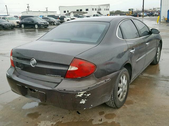 2G4WD582381215157 - 2008 BUICK LACROSSE C BROWN photo 4