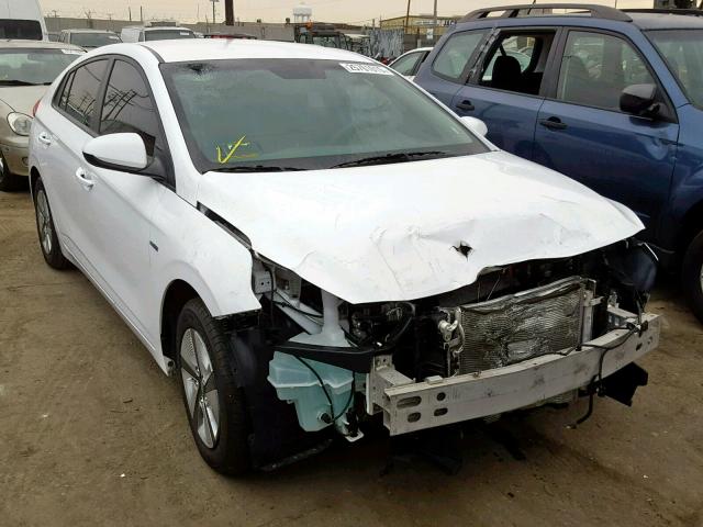 KMHC65LC8HU050188 - 2017 HYUNDAI IONIQ BLUE WHITE photo 1