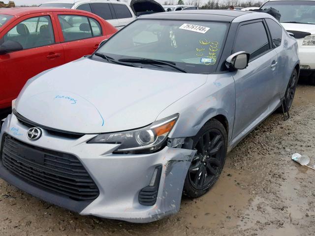 JTKJF5C74E3070690 - 2014 TOYOTA SCION TC SILVER photo 2