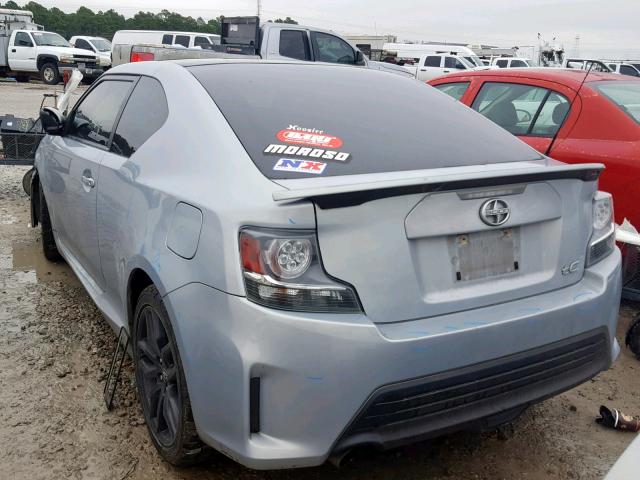 JTKJF5C74E3070690 - 2014 TOYOTA SCION TC SILVER photo 4