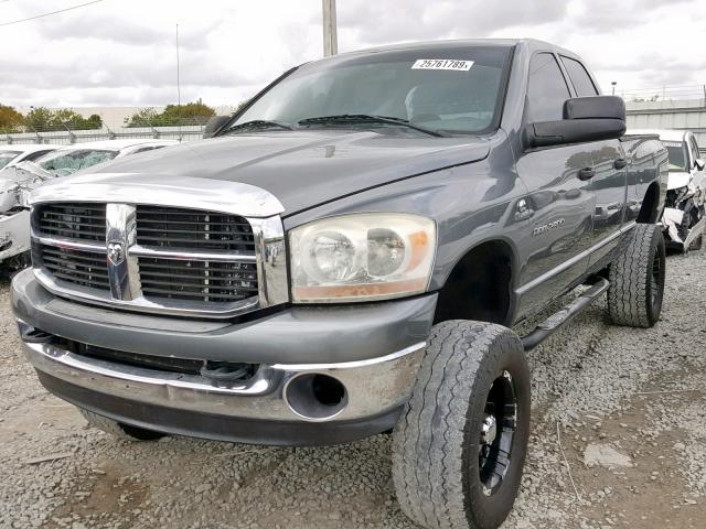 1D7KS28C86J117329 - 2006 DODGE RAM 2500 S GRAY photo 2