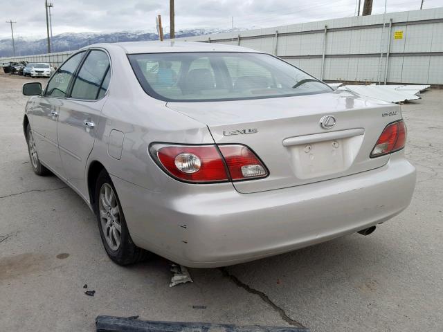 JTHBF30G930089107 - 2003 LEXUS ES 300 GRAY photo 3