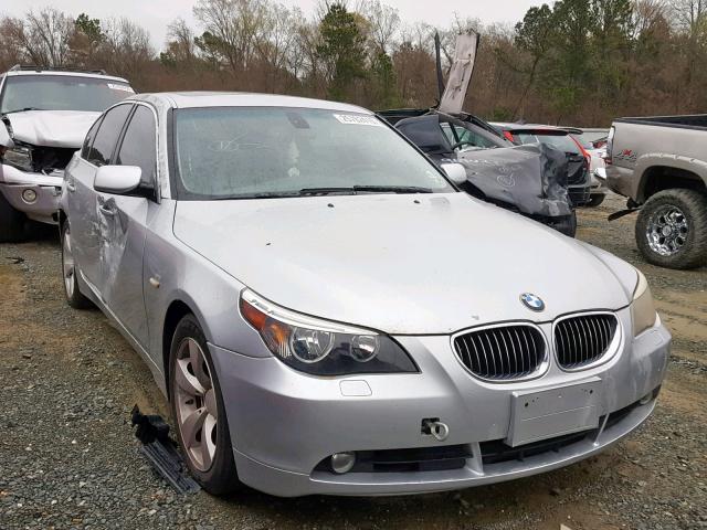 WBANE53507CY07944 - 2007 BMW 525 I SILVER photo 1