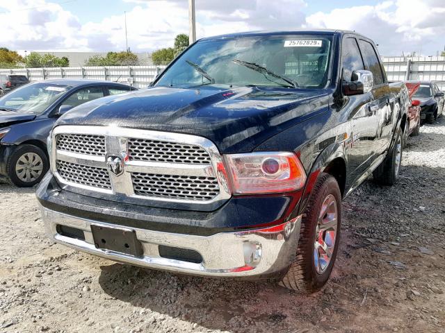 1C6RR6NM2ES422785 - 2014 RAM 1500 LARAM BLACK photo 2