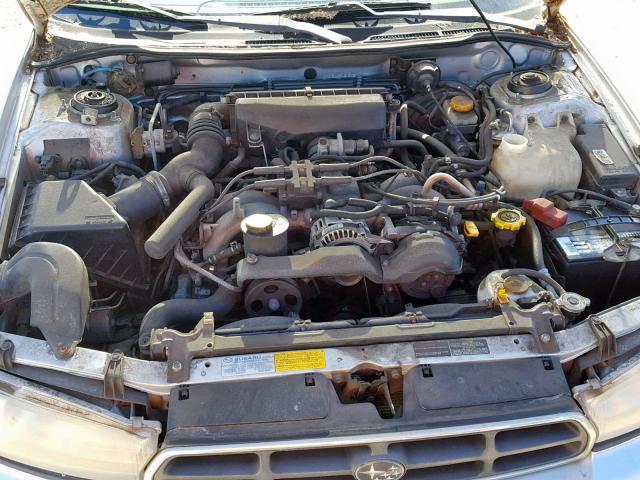 4S3BK435XX7306030 - 1999 SUBARU LEGACY L SILVER photo 7