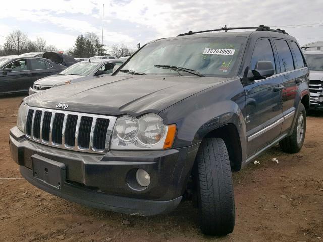 1J8HR58237C639339 - 2007 JEEP GRAND CHER BLACK photo 2