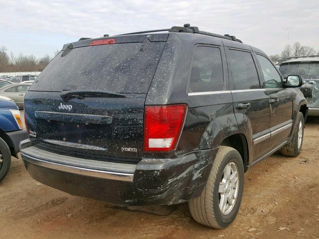 1J8HR58237C639339 - 2007 JEEP GRAND CHER BLACK photo 4