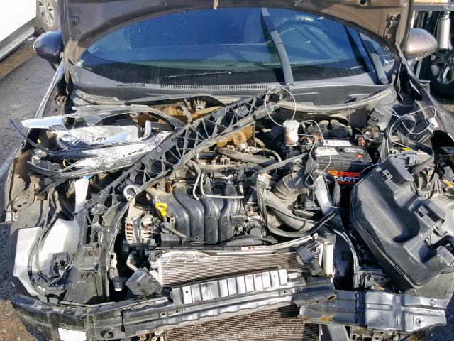 KNADN4A31D6209007 - 2013 KIA RIO EX CREAM photo 7