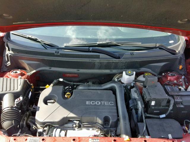 2GNAXJEV2J6200386 - 2018 CHEVROLET EQUINOX LT RED photo 7