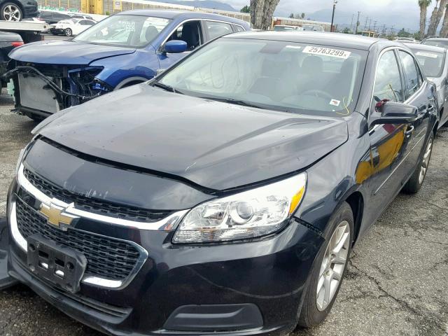 1G11C5SL2FF289140 - 2015 CHEVROLET MALIBU 1LT შავი ფოტო 2