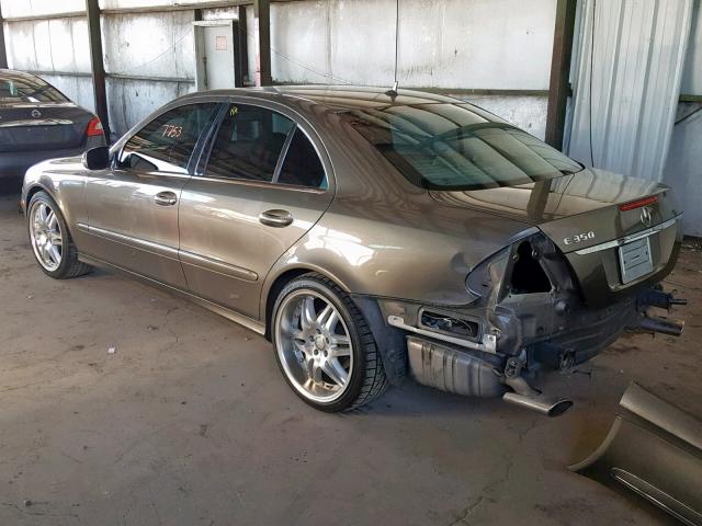 WDBUF56X88B214153 - 2008 MERCEDES-BENZ E 350 GRAY photo 3