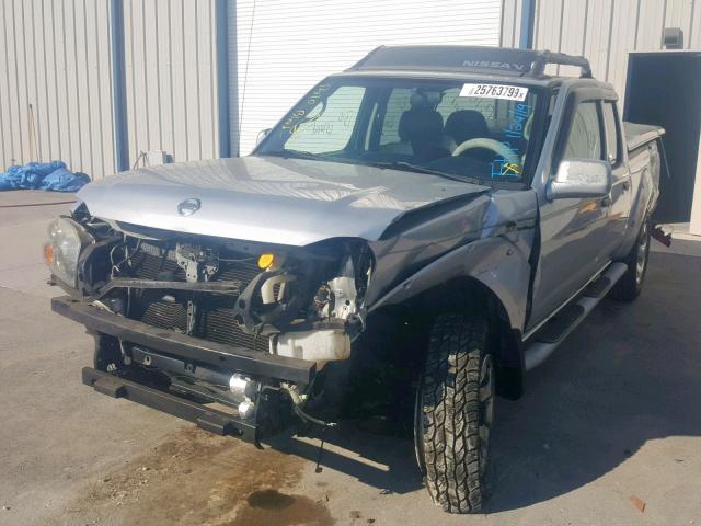 1N6MD29YX2C352060 - 2002 NISSAN FRONTIER C SILVER photo 2