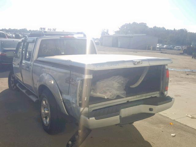 1N6MD29YX2C352060 - 2002 NISSAN FRONTIER C SILVER photo 3