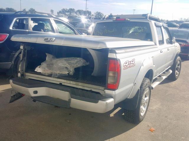 1N6MD29YX2C352060 - 2002 NISSAN FRONTIER C SILVER photo 4