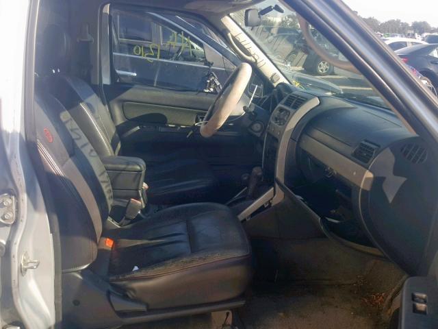 1N6MD29YX2C352060 - 2002 NISSAN FRONTIER C SILVER photo 5