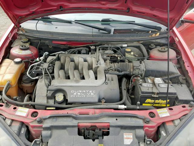 1ZWFT61L6X5684930 - 1999 MERCURY COUGAR V6 RED photo 7