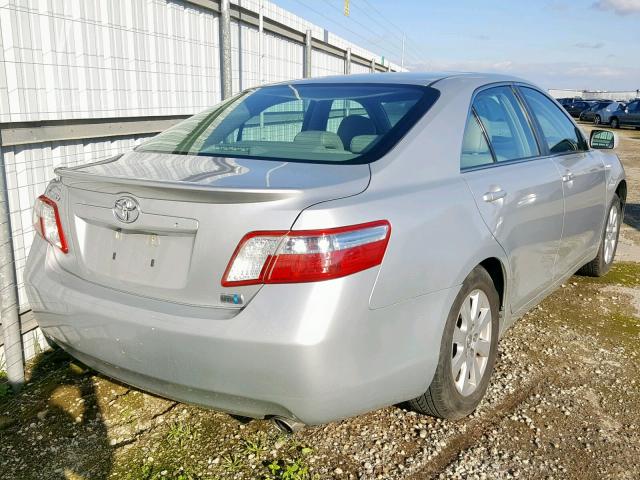 4T1BB46K79U062662 - 2009 TOYOTA CAMRY HYBR SILVER photo 4