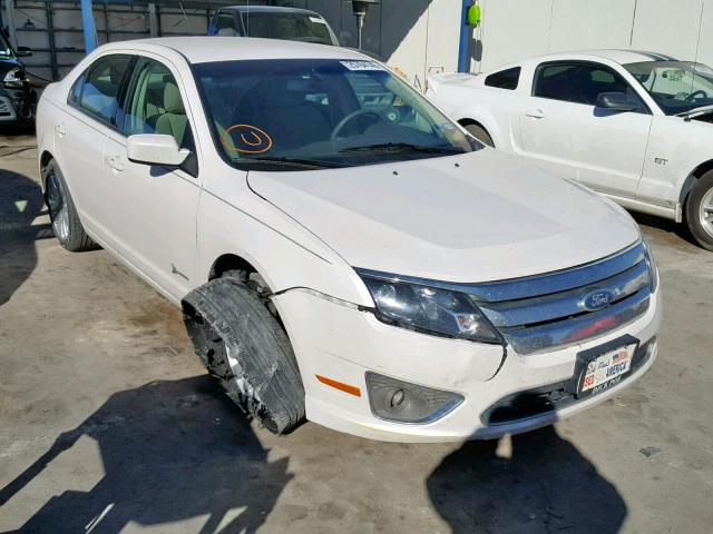 3FADP0L34BR109993 - 2011 FORD FUSION HYB WHITE photo 1