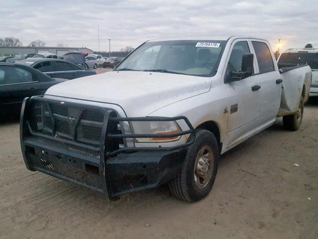 3C63D2GLXCG125768 - 2012 DODGE RAM 3500 S WHITE photo 2