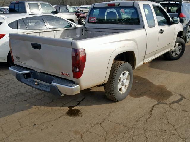 1GTDT196X58120791 - 2005 GMC CANYON GRAY photo 4