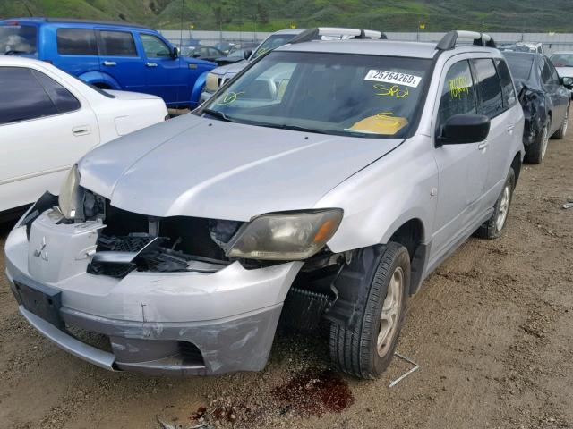 JA4LZ31G33U079879 - 2003 MITSUBISHI OUTLANDER SILVER photo 2