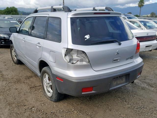 JA4LZ31G33U079879 - 2003 MITSUBISHI OUTLANDER SILVER photo 3