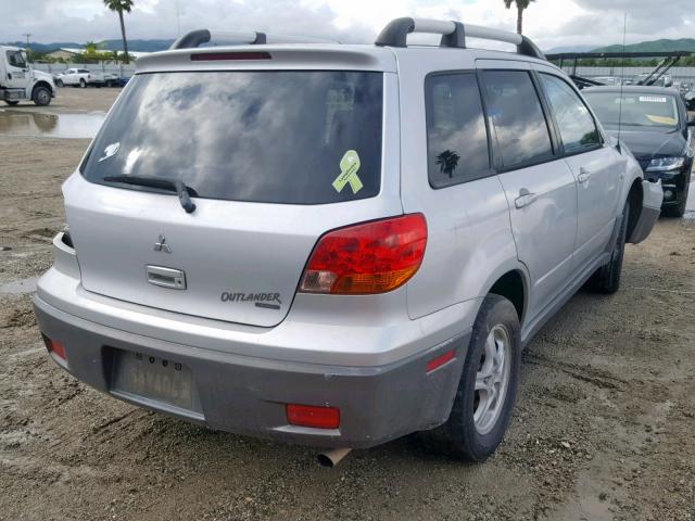 JA4LZ31G33U079879 - 2003 MITSUBISHI OUTLANDER SILVER photo 4